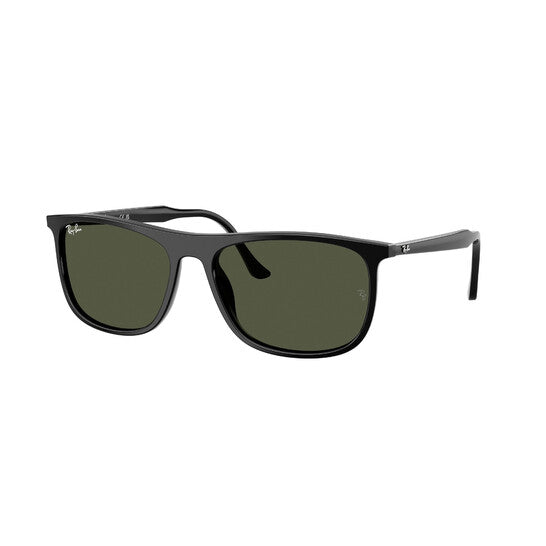 Ray Ban Green Rectangular Unisex Sunglasses