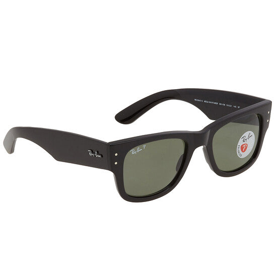 Ray Ban Mega Wayfairer Polarized Green Square Unisex Sunglasses
