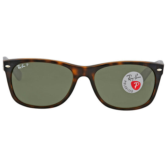 Ray Ban New Wayfarer Classic Polarized Green Unisex Sunglasses