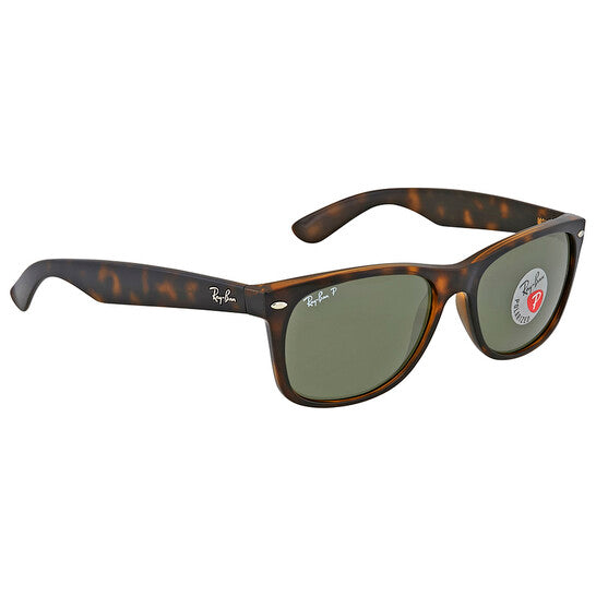 Ray Ban New Wayfarer Classic Polarized Green Unisex Sunglasses