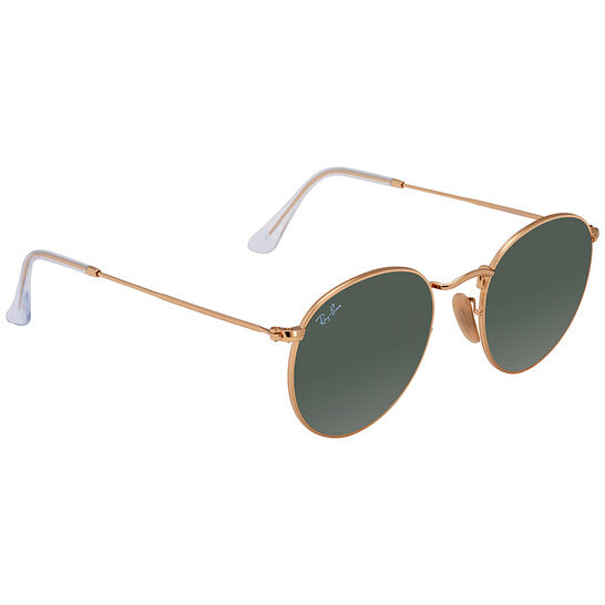 Ray Ban Round Metal Green Classic G-15 Unisex Sunglasses