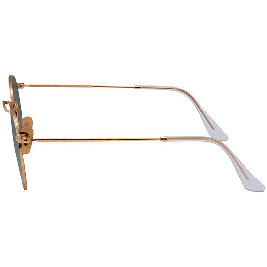 Ray Ban Round Metal Green Classic G-15 Unisex Sunglasses