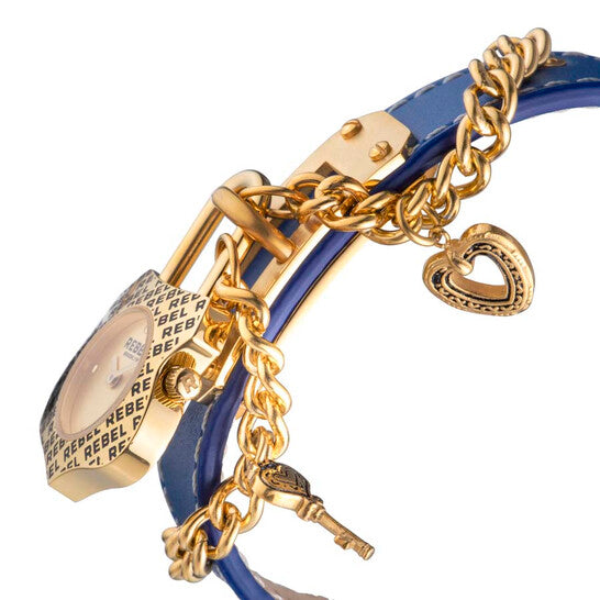 Rebel Seagate Gold Dial Ladies Watch