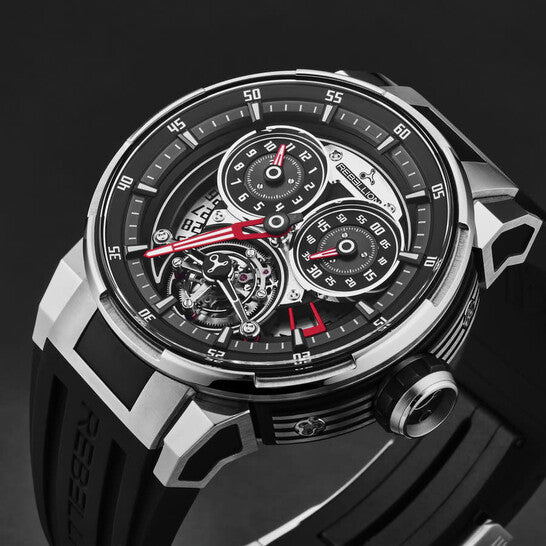 Rebellion Predator 2.0 Automatic Black Dial Men's Watch
