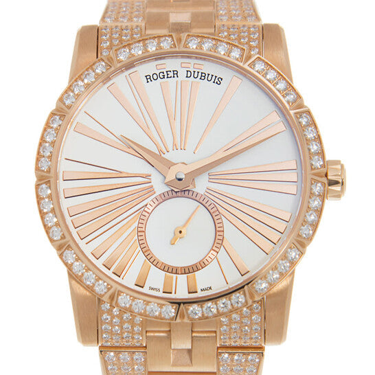Roger Dubuis Excalibur 36 Automatic Diamond White Dial Ladies Watch