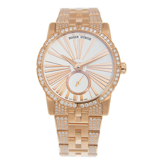 Roger Dubuis Excalibur 36 Automatic Diamond White Dial Ladies Watch