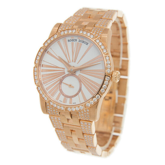 Roger Dubuis Excalibur 36 Automatic Diamond White Dial Ladies Watch