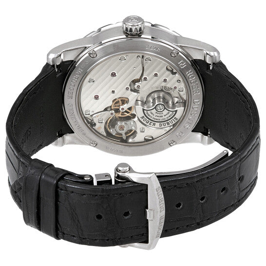 Roger Dubuis Excalibur Automatic 42 Onyx Dial 18kt White Gold Men's Watch