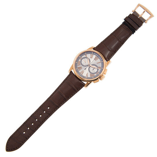 Roger Dubuis Hommage 18kt Rose Gold Chronograph Automatic Silver Dial Watch