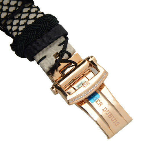 Roger Dubuis Velvet Automatic Diamond Black Dial Ladies Watch