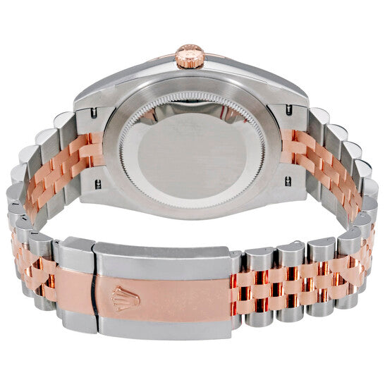 Rolex Datejust Chocolate Dial Steel and 18K Everose Gold Jubilee Men's Watch