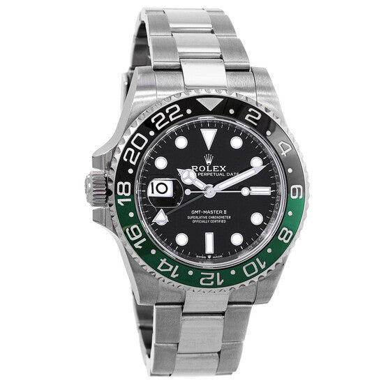 Rolex GMT-Master II Lefty Automatic Black Dial Sprite Bezel Men's Watch