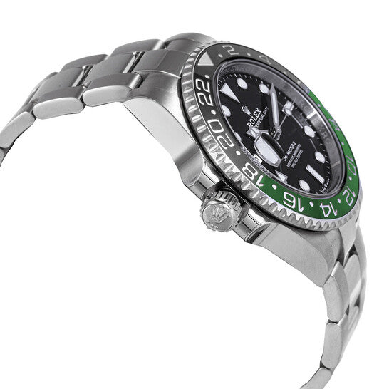 Rolex GMT-Master II Lefty Automatic Black Dial Sprite Bezel Men's Watch