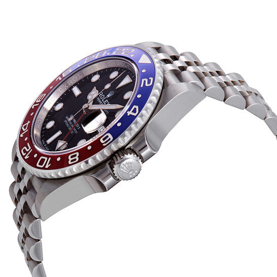 Rolex GMT-Master II Pepsi Blue and Red Bezel Stainless Steel Jubilee Watch