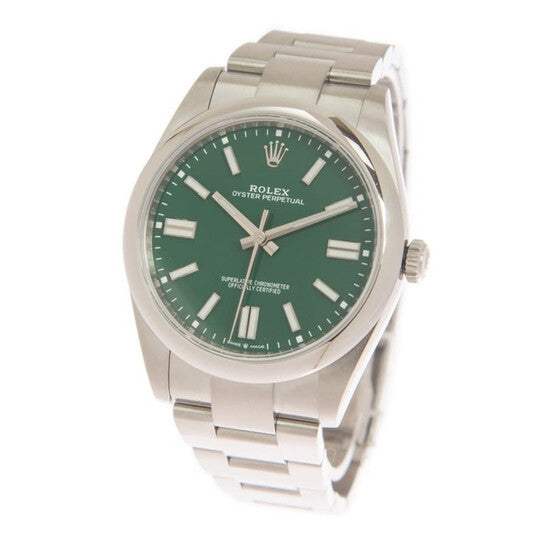 Rolex Oyster Perpetual 41 Automatic Green Dial Men's Watch
