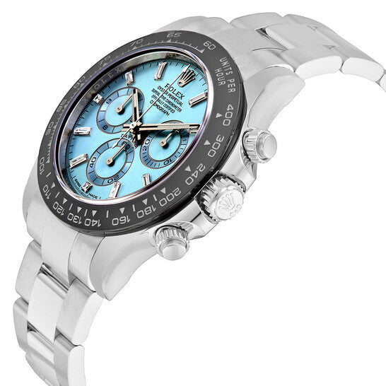 Rolex Oyster Perpetual Cosmograph Daytona Ice Blue Dial Automatic Men's Chronograph Watch