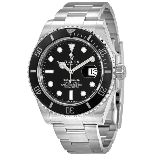 Rolex Submariner Automatic Chronometer Black Dial Men's Watch