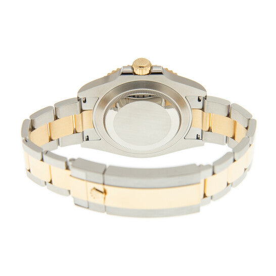 Rolex Submariner Black Dial Stainless Steel and 18K Yellow Gold Bracelet Automatic Men's Watch