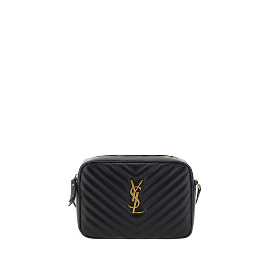 Saint Laurent Quilted Leather Lou Shoulder Bag