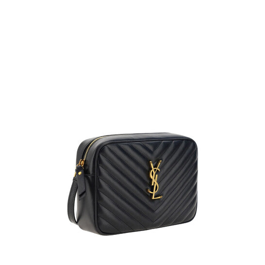 Saint Laurent Quilted Leather Lou Shoulder Bag