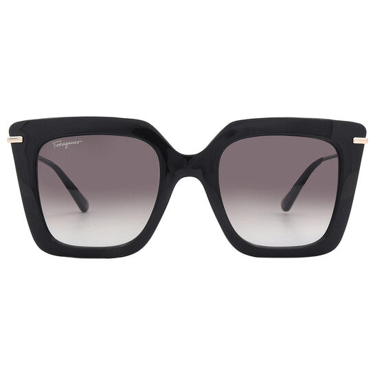 Salvatore Ferragamo Grey Gradient Butterfly Ladies Sunglasses