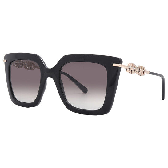 Salvatore Ferragamo Grey Gradient Butterfly Ladies Sunglasses