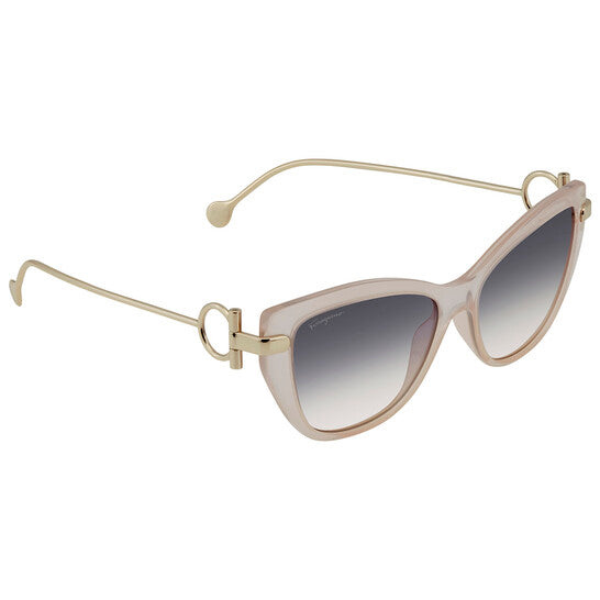 Salvatore Ferragamo Grey Gradient Cat Eye Ladies Sunglasses