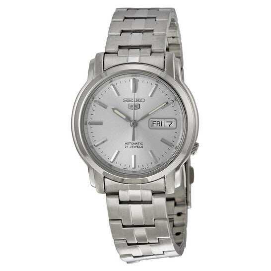 Seiko 5 Automatic Silver Dial Stainless Steel Men's Watch