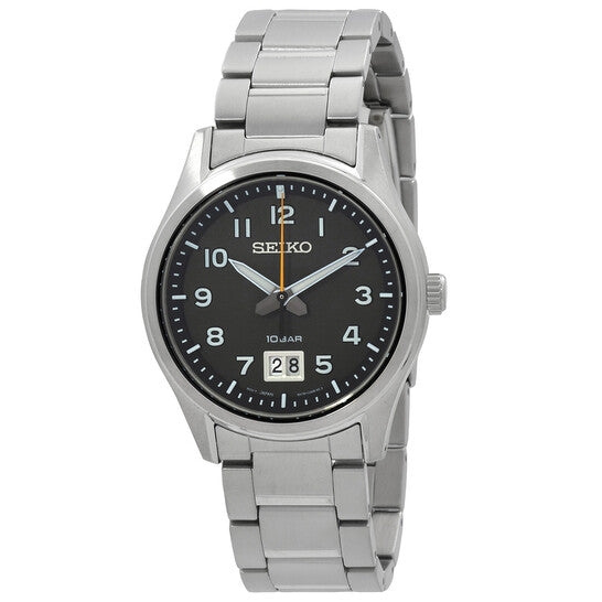 Seiko Classic Quartz Black Dial Men's Watch