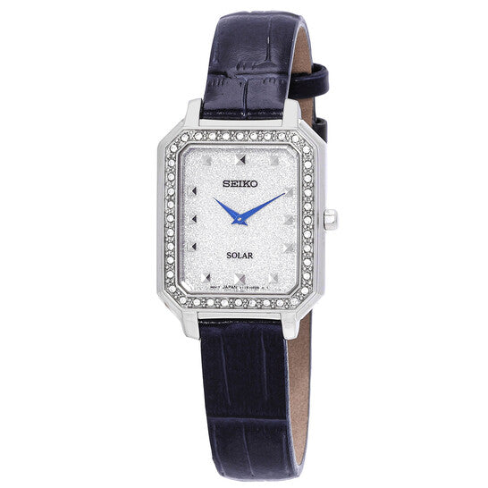 Seiko Conceptual Eco-Drive Diamond Silver Dial Ladies Watch
