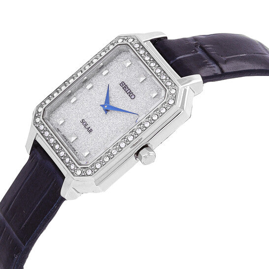 Seiko Conceptual Eco-Drive Diamond Silver Dial Ladies Watch