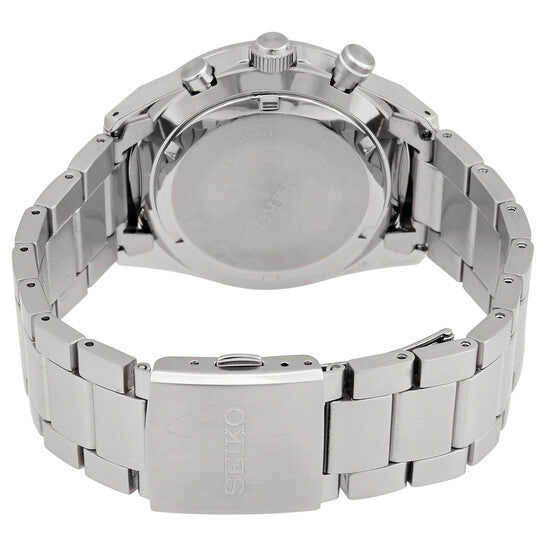 Seiko Essentials Chronograph Quartz Black Dial Men's Watch