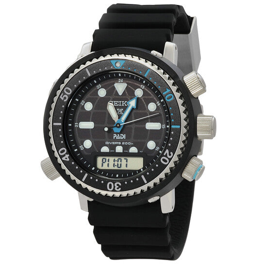 Seiko Padi Prospex Analog-Digital Black Dial Men's Watch
