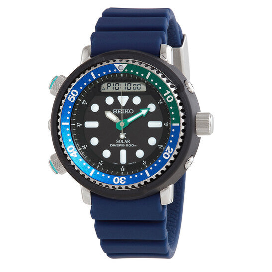 Seiko Prospex Sea Analog-Digital Black Dial Men's Watch