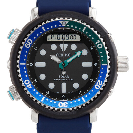 Seiko Prospex Sea Analog-Digital Black Dial Men's Watch