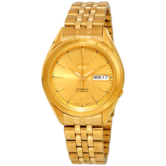 Seiko Series 5 Automatic Gold Dial Men's Watch