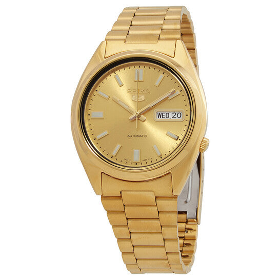 Seiko Series 5 Automatic Gold Dial Men's Watch