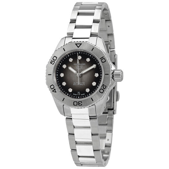 Tag Heuer Aquaracer Professional Automatic Diamond Black Dial Ladies Watch