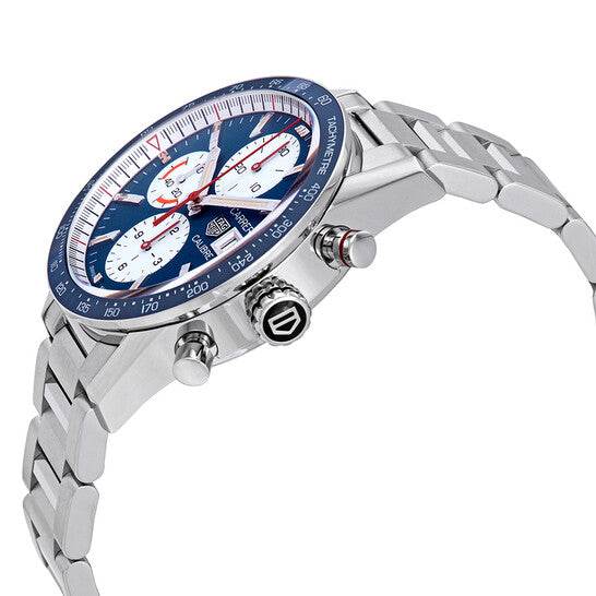 Tag Heuer Carrera Automatic Chronograph Blue Dial Men's Watch