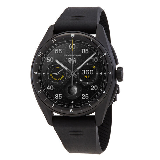 Tag Heuer Connected Calibre E4 Quartz Analog-Digital Black Dial Men's Smart Watch