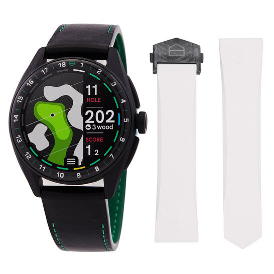 Tag Heuer Connected Golf Edition Quartz Analog-Digital Black Dial Men's Watch