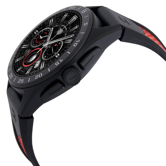 Tag Heuer Connected Quartz Analog-Digital Black Dial Men's Smart Watch