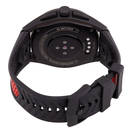 Tag Heuer Connected Quartz Analog-Digital Black Dial Men's Smart Watch