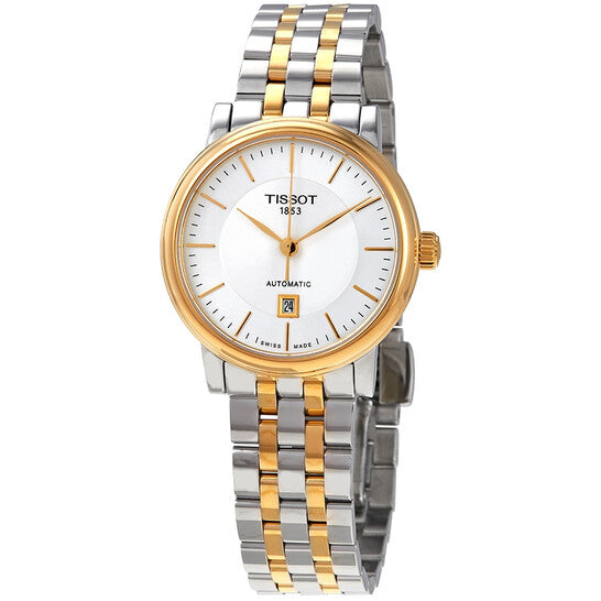 Tissot Carson Automatic Silver Dial Ladies Watch