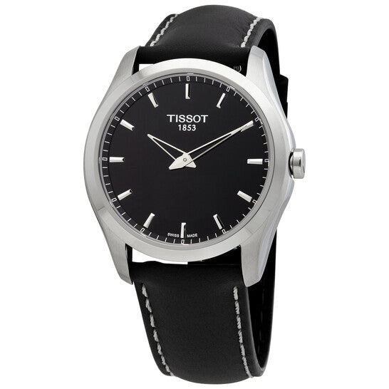 Tissot Couturier Quartz Black Dial Men's Watch