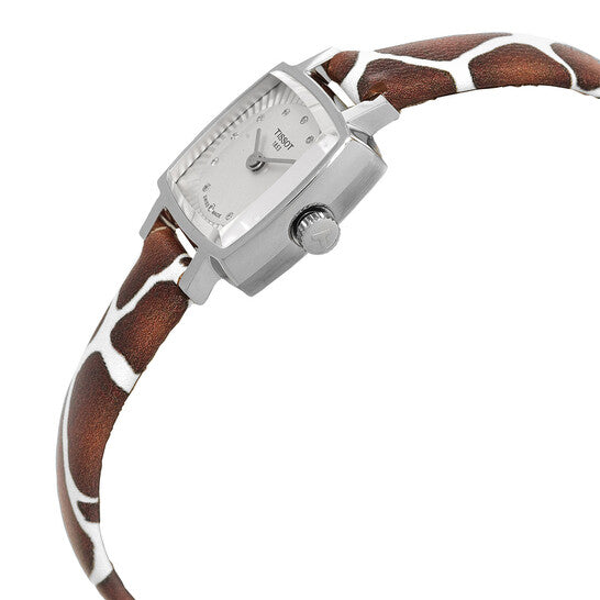 Tissot Lovely Giraffe Quartz Diamond Silver Dial Ladies Watch