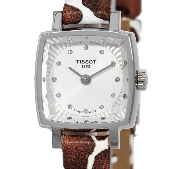Tissot Lovely Giraffe Quartz Diamond Silver Dial Ladies Watch