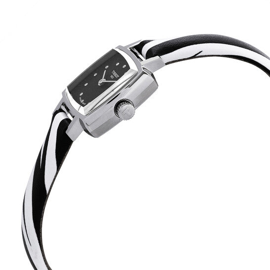 Tissot Lovely Quartz Diamond Black Dial Ladies Watch