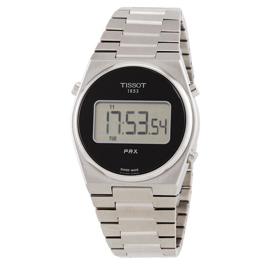 Tissot PRX Digital Quartz Black Dial Men's Watch