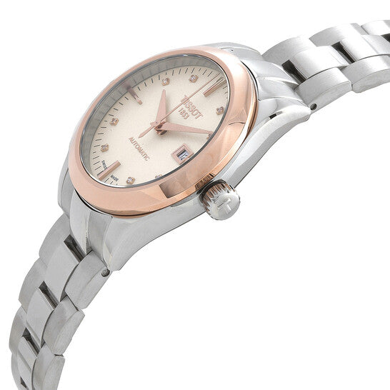 Tissot T-Gold Automatic Diamond Ladies Watch